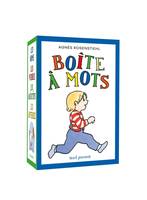 Livres objets Boîte à mots, les verbes, les adverbes, les noms et les adjectifs