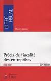 Précis de fiscalité des entreprises, 2006-2007