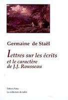 Lettres sur Jean-Jacques Rousseau