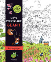 Super coloriage géant : la campagne, Grand format : 1,50 m de long