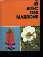 Lot de 4 volumes : Avec des pommes de pin N°5 + pinces a linge N°17 + decors en papier dechire N°9 + avec des marrons N°11