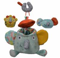 Ziggy l'éléphant d'activités + 3 jouets