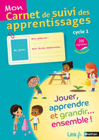 Mon Carnet de suivi des apprentissages - Cycle 1