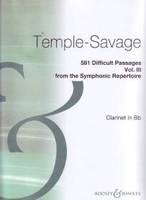 Difficult Passages, from the Symphonic Repertoire. clarinet.