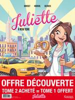 Juliette BD - pack T02 acheté =, Juliette BD - pack T02 acheté = T01 offert 2022, New York - Paris