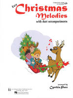 EASY CHRISTMAS MELODIES PIANO PIANO +CD