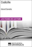 Codicille de Gérard Genette, Les Fiches de Lecture d'Universalis