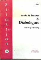 Essais de lectures des 