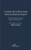 L'entrée de la Roumanie dans la Grande guerre, Documents diplomatiques français