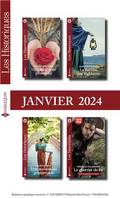 Pack mensuel Les Historiques - 4 romans (Janvier 2024)
