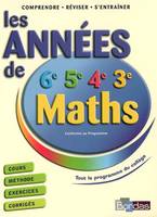 ANNEES DE COLLEGE MATHS