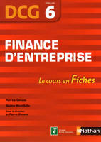 6, Finance d'entreprise DCG - épreuve 6 - Fiches DCG, DCG, épreuve 6