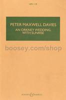 An Orkney Wedding, with Sunrise, HPS 1119. bagpipe and orchestra. Partition d'étude.