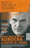 REVUE DES DEUX MONDES MARS 2020 - MILAN KUNDERA, Milan Kundera