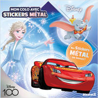 Disney 100 Disney - Mon colo avec stickers métal - Des stickers métal en bonus !