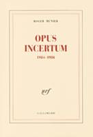 Opus incertum., [3], 1984-1986, Opus incertum, (1984-1986)