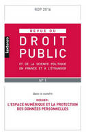 Revue du droit public et de la science politique en France et à l'étranger, n  1 (2016)