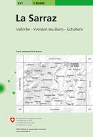 Carte nationale de la Suisse, 251, LA SARRAZ