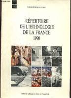 1990, Répertoire de l'ethnologie de la France, Année 1990