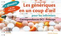 Les génériques en un coup d'oeil pour les infirmiers, Correspondances DCI - Princeps