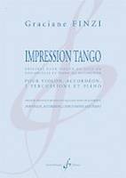 Impression tango, Original pour violon ou alto ou violoncelle et piano ou accordéon