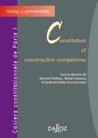 Constitution et construction européenne, Thèmes et commentaires