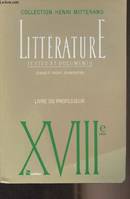 Littérature : XVIIIe siècle - Livre du professeur, textes et documents