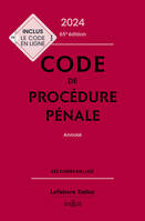 Code de procédure pénale 2024, annoté 65e éd.