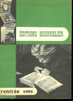 CATALOGUE EDITIONS BOURRELIER. RENTREE 1955.