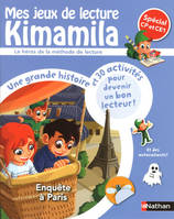 Mes jeux de lecture Kimamila - Enquête à Paris