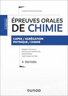 Épreuves orales de chimie - 4e éd., Capes/Agrégation