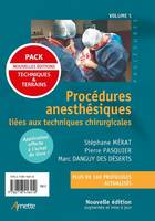 Pack Procédures anesthésiques liées aux techniques chirurgicales/liées aux terrains, Volumes 1+2