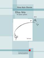 Eliza Aria, for piano quintet. piano quintet. Partition (également partition d'exécution).