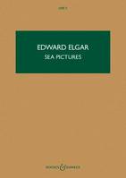 HPS 7, Sea Pictures, Song-cycle for contralto and orchestra. HPS 7. op. 37. contralto and orchestra. alto/contralto. Partition d'étude.