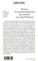 Penser la marchandisation du monde avec Karl Polanyi, hors-série