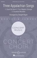 Three Appalachian Songs, American Folk Songs. mixed choir (SATB) and piano (Concert Band). Partition de chœur.