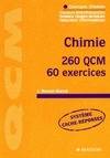 Chimie,. 260 QCM, 60 exercices, 260 QCM, 60 exercices