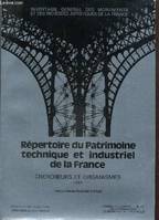 Répertoire du Patrimoine technique et industriel de la France - Chercheurs et organismes (Collection 