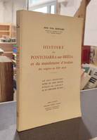 Histoire de Pontcharra-sur-Bréda et du mandement d'Avalon des origines au XIXe siècle. Un pays frontière, patrie de Saint Hugues évêque de Lincoln et du Chevalier Bayard