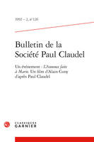 Bulletin de la Société Paul Claudel, Un événement : L'annonce faite à Marie. Un film d'Alain Cuny d'après Paul Claudel
