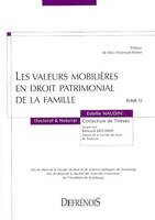 Les valeurs mobilières en droit patrimonial de la famille