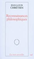 RECONNAISSANCE PHILOSOPHIQUES