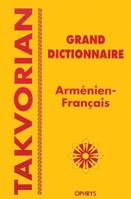 Dictionnaire linguistique arménien-français - moderne occidental, moderne occidental