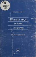 Einstein 1905, De l'éther aux quanta