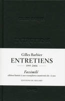 Gilles Barbier Entretiens Facsimilés