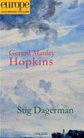 Gérard Manley Hopkins / Stig Dagerman, N° 1129 mai 2023