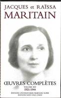 Oeuvres complètes Maritain XIV, Volume 14, 1921-1944, De la vie d'oraison, Liturgie et contemplation, Des moeurs divines, Le prince de ce monde, Les dons du Saint-Esprit, L'ange de l'école, Histoire d'Abraham, Les grandes amitiés