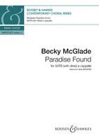 Paradise Found, mixed choir (SATB divisi) a cappella. Partition de chœur.
