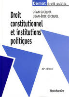 Droit constitutionnel et institutions politiques (Collection 