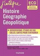 ECG 2 - Histoire Géographie Géopolitique du monde contemporain - Programmes 2021, Dissertations, étude de cas, colles, cartes pour s'entraîner